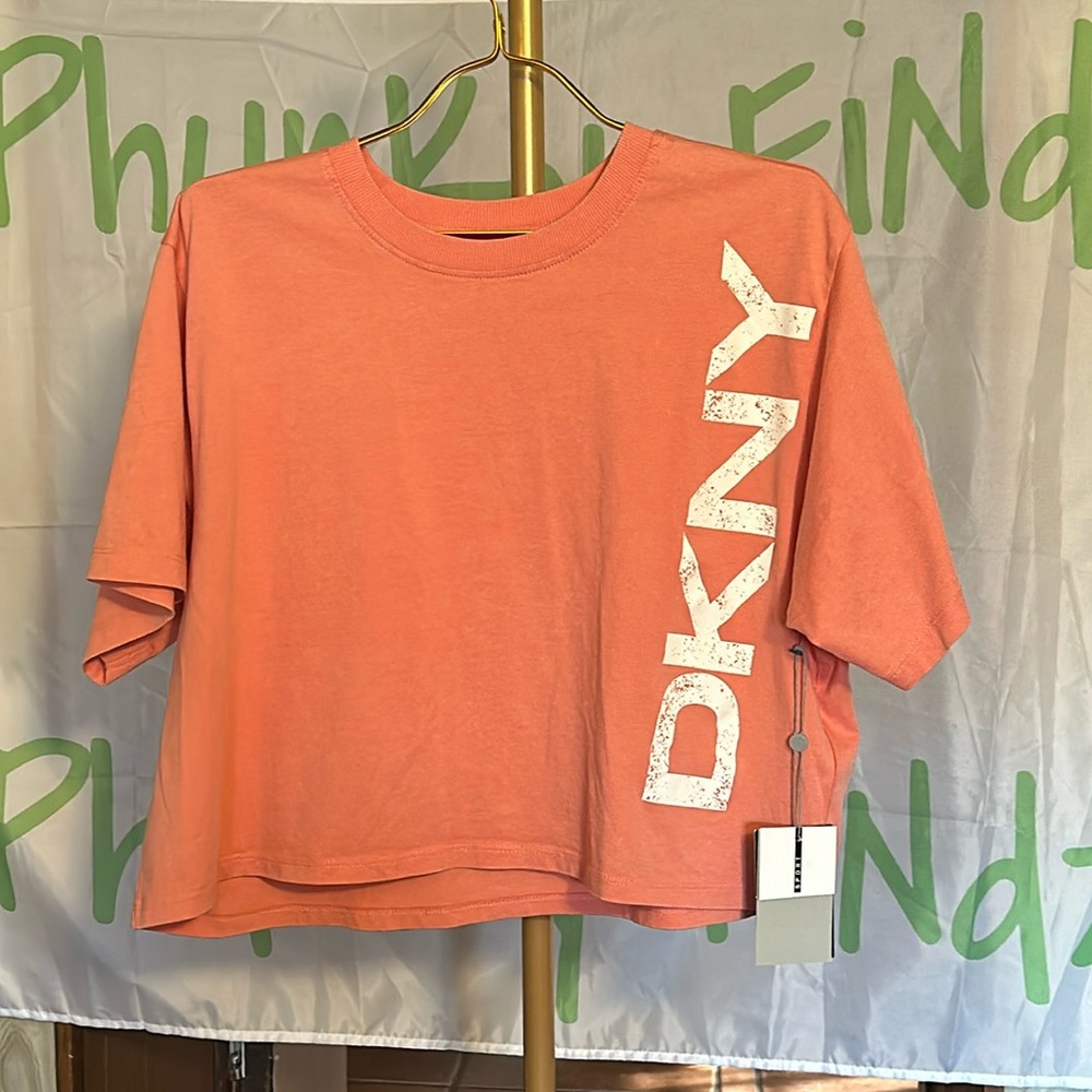 Dkny Sport Crackle Logo Short Sleeves Tee